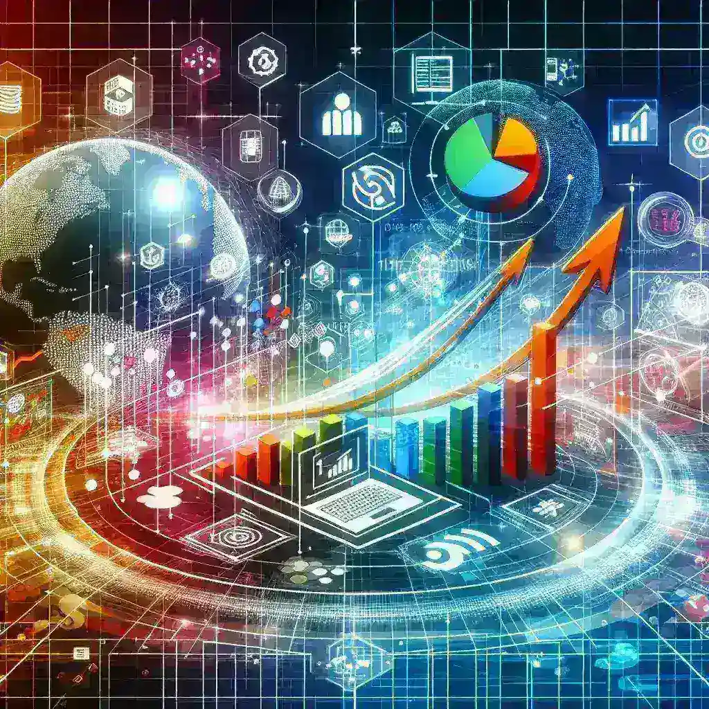 "Gráfico que muestra el crecimiento del mercado de dominios .id con un aumento del 15% esperado en 2025, destacando las tendencias y estadísticas relevantes para el sector."