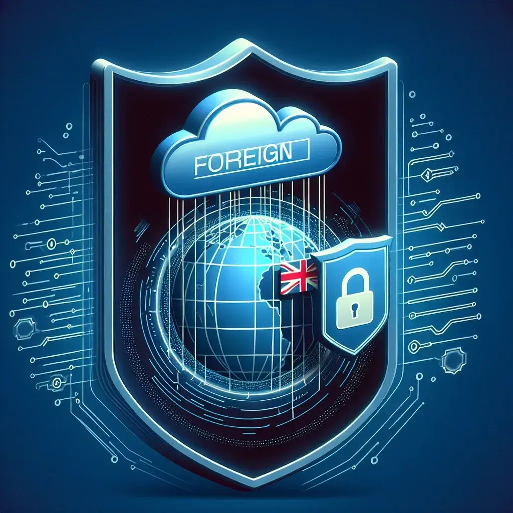 "Kominfo officials addressing foreign applications failing to comply with local data storage regulations during a press conference on data privacy and cybersecurity in Indonesia."