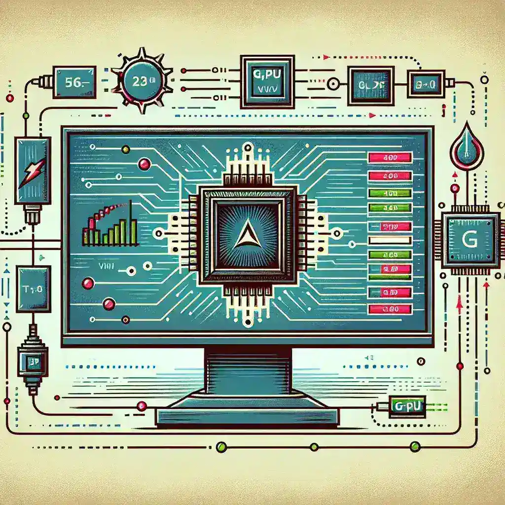 "Ilustrasi cara memeriksa kesesuaian kecepatan refresh Variable Refresh Rate (VRR) dengan keluaran GPU, menunjukkan langkah-langkah penting dan pengaturan yang diperlukan untuk memastikan pengalaman bermain game yang optimal."